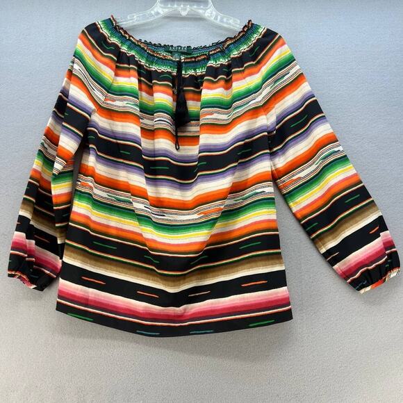 Lauren Ralph Lauren Tops - Lauren Ralph Lauren Southwest Women's Off the Shoulder Boho Blouse Size XS